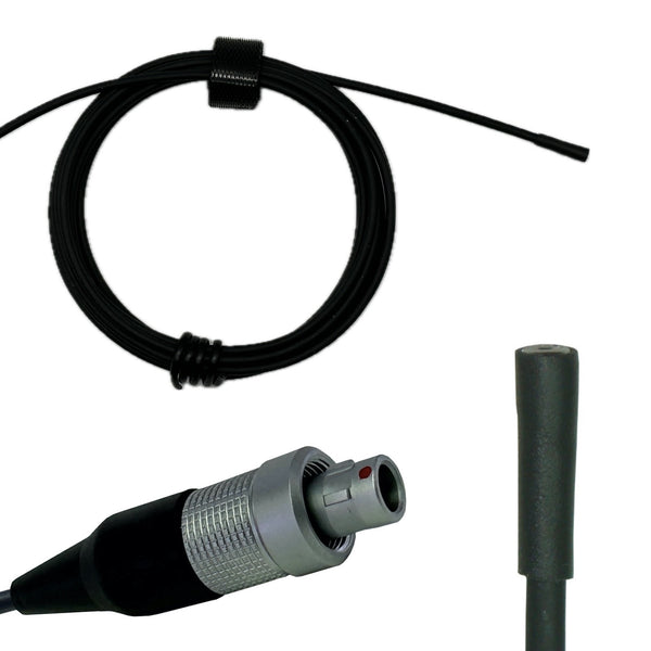 Lemo 3 Pin Microphone Lavaliere Lapel for Sennheiser Shure WisyCom Zaxcom Wireless Body Pack Radio Transmitter