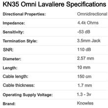 AKG Mini Lavaliere Microphones 3 Pin Mini XLR (TA3F) for Wireless Body Pack Radio Transmitters