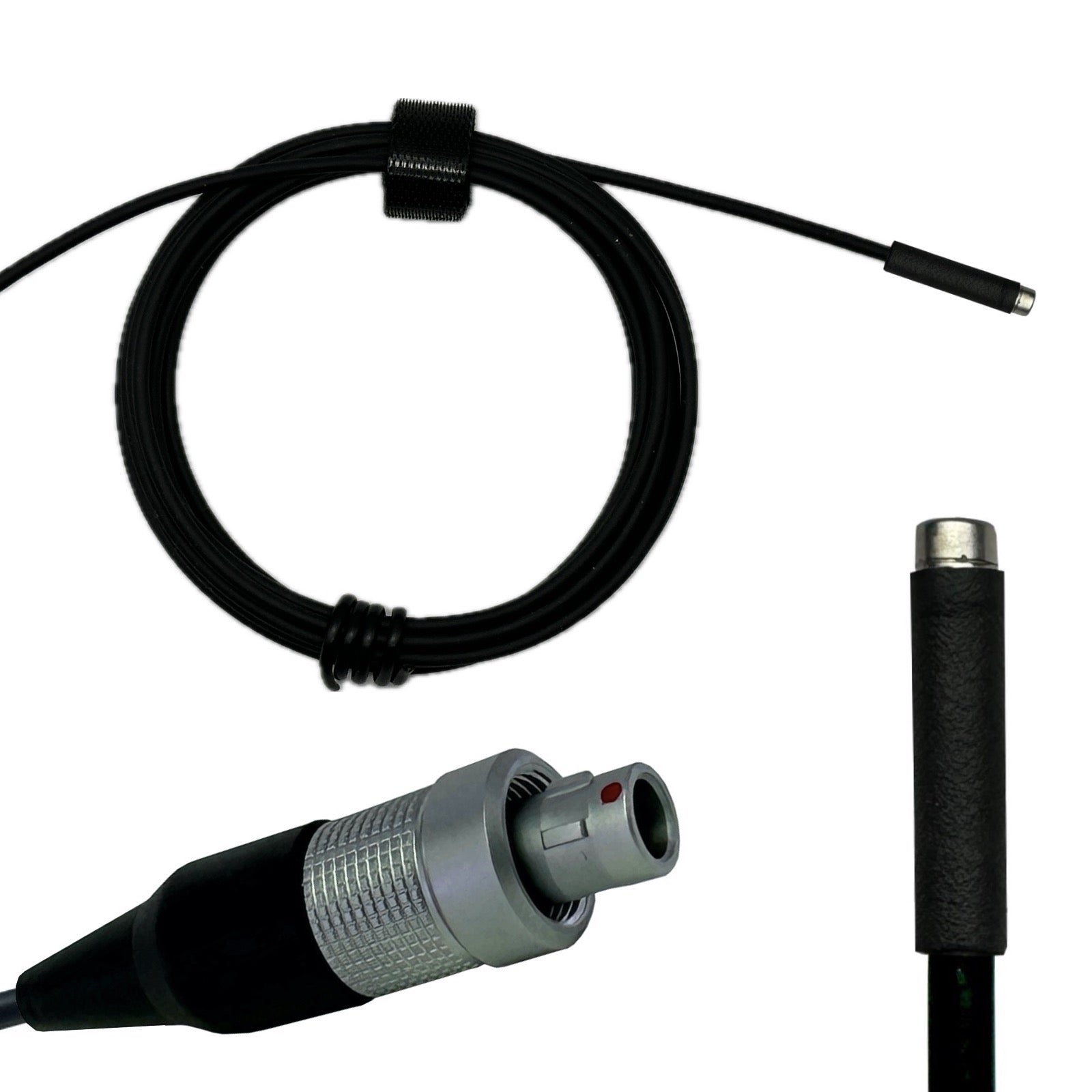 Lemo 3 Pin Microphone Lavaliere Lapel for Sennheiser Shure WisyCom Zaxcom Wireless Body Pack Radio Transmitter