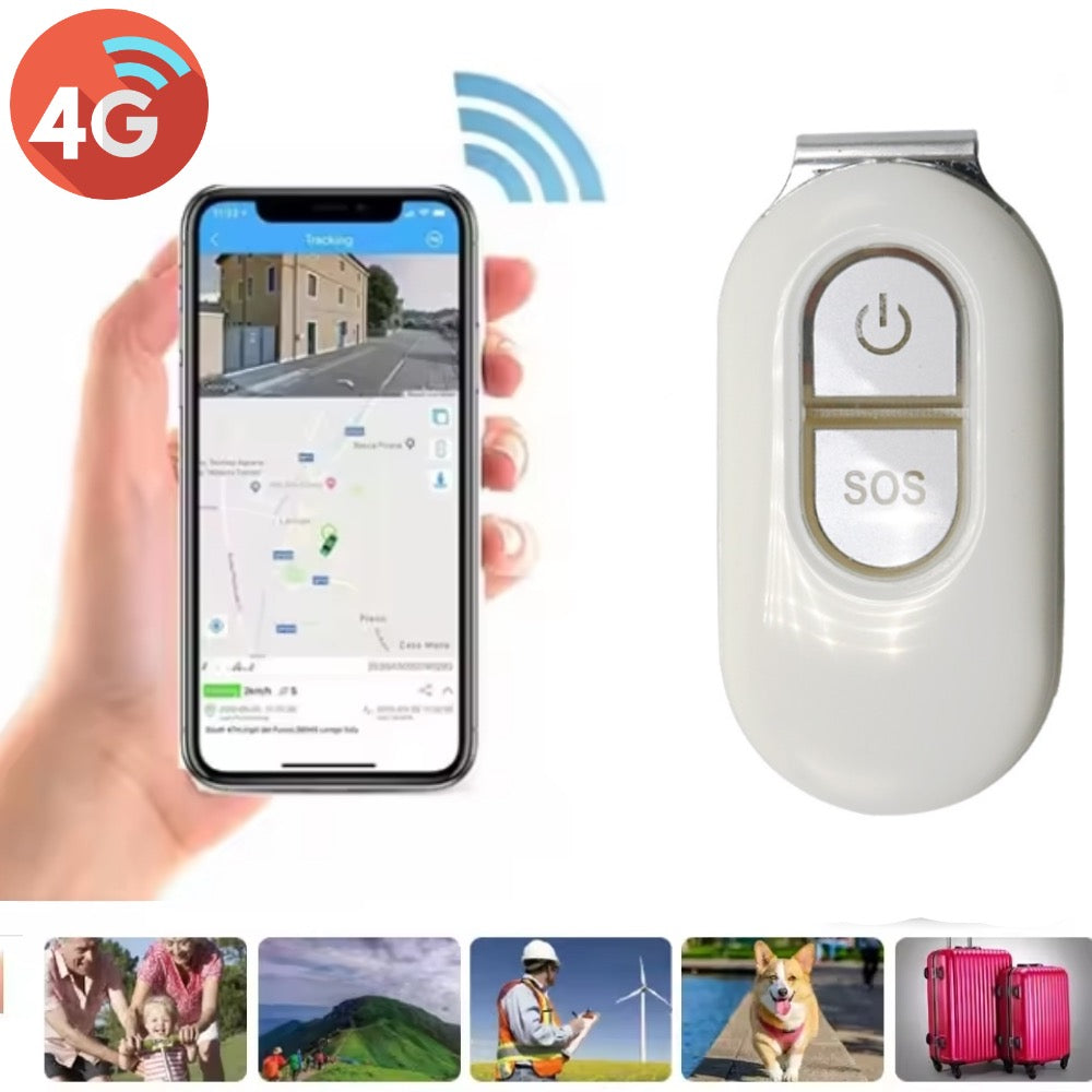 LK106 4G Mini GPS Tracker Personal Body Worn SOS Real Time Locator 7 Day Battery GEO Fence Alarm Notification