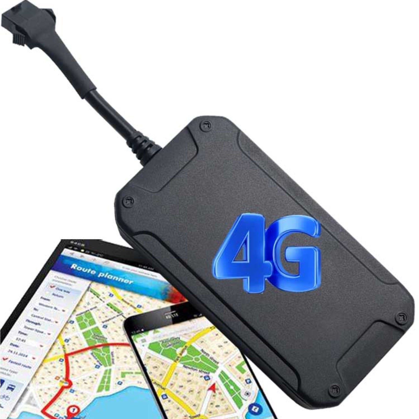 LK960 4G GPS Tracker Car Engine Cut Off Motion Vibration Geo-Fence Push Notification Alerts