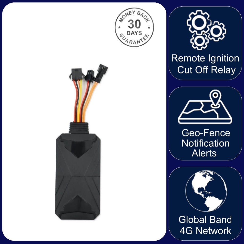 LK980 4G Global Band GPS Tracker Vehicle Engine Cut Off SOS Microphone Motion Geo-Fence Alerts