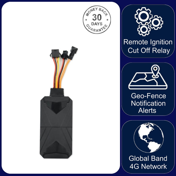 LK980 4G Global Band GPS Tracker Vehicle Engine Cut Off SOS Microphone Motion Geo-Fence Alerts
