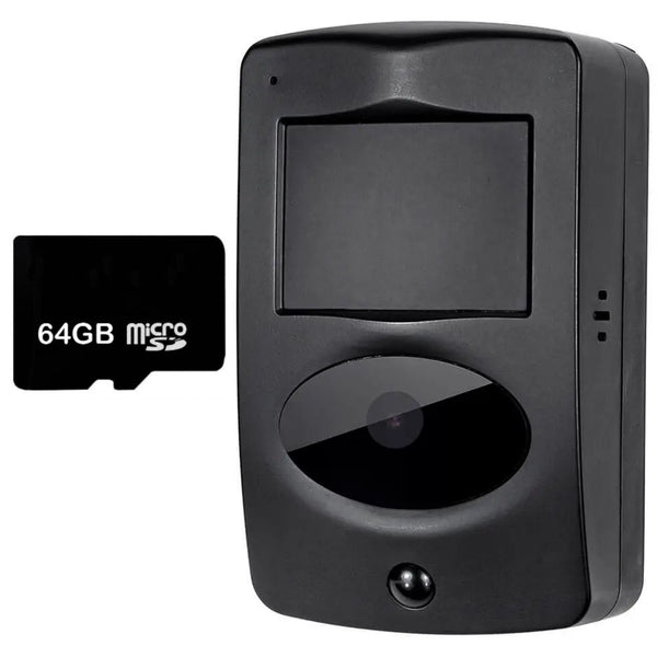 Ultra Long Battery Wi-Fi Security Camera in Black PIR Alarm Sensor Motion Detect Recorder & Alert