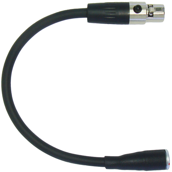 Microphone Adapter for Trantec or Beyerdynamic Lemo 4 Pin to Convert Lavaliere Ear-Hook to Different Body Pack Transmitter