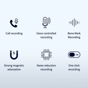 Bluetooth Mobile Smartphone Call Recorder Magsafe Magnetic Induction Sensor Attach & Record Phone