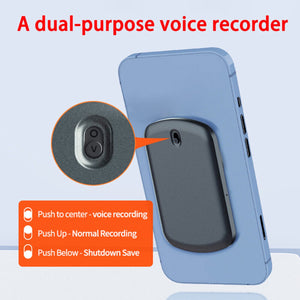 Bluetooth Mobile Smartphone Call Recorder Magsafe Magnetic Induction Sensor Attach & Record Phone