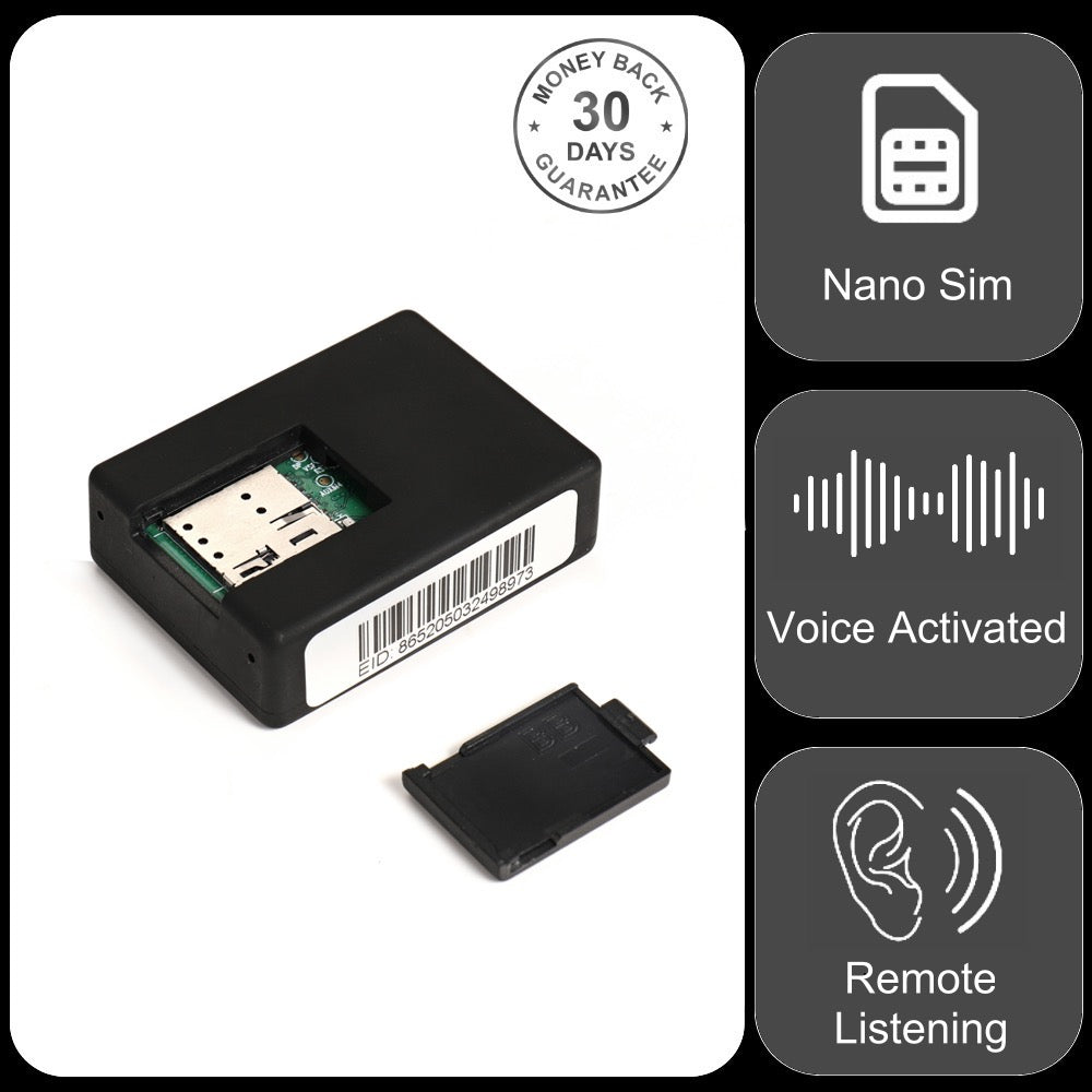Wireless GSM Audio Monitor Listening Device with Sound Activated Call Back on UK/EU Sim