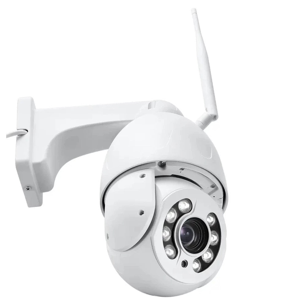 Wireless 4G PTZ Dome Camera 30x Optical Zoom 355º Pan 90º Tilt & 100m Night Vision Human Tracking