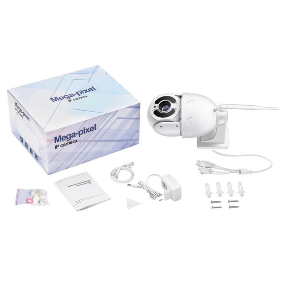 Wireless 4G PTZ Dome Camera 30x Optical Zoom 355º Pan 90º Tilt & 100m Night Vision Human Tracking