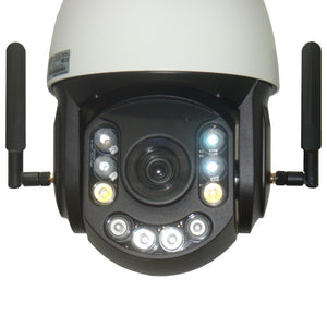 4G 8MP 4K UHD PTZ CCTV Camera 36x Auto Zoom & Human Tracking Face Recognition 200m Night Vision Full 360º Pan