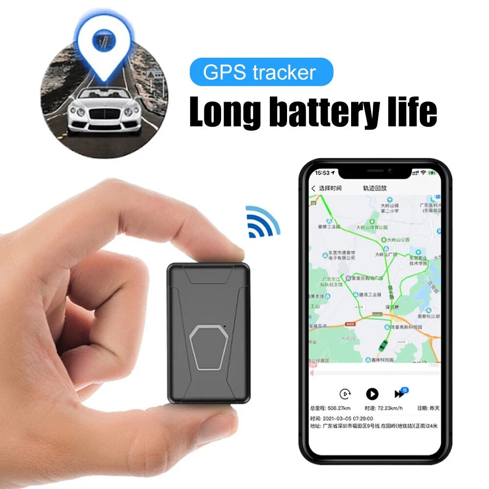 PG10 Mini Magnetic GPS Tracker Live Historical Track Audio Monitor 1 Month Battery Geo Fence Push Alerts