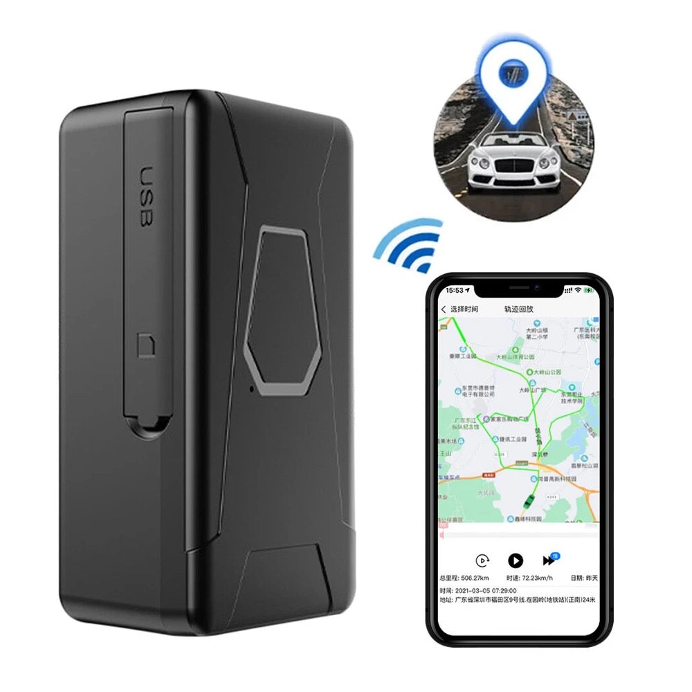 PG10 Mini Magnetic GPS Tracker Live Historical Track Audio Monitor 1 Month Battery Geo Fence Push Alerts