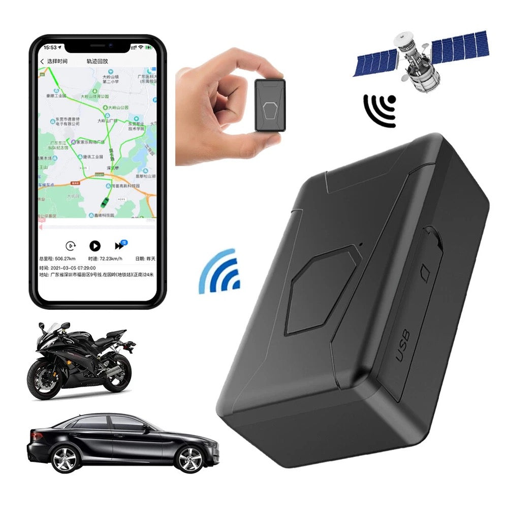 PG10 Mini Magnetic GPS Tracker Live Historical Track Audio Monitor 1 Month Battery Geo Fence Push Alerts