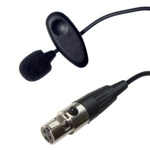 Shure Lavaliere Microphone 4 Pin Female Mini XLR (TA4F) for Wireless Body Pack Radio Transmitter