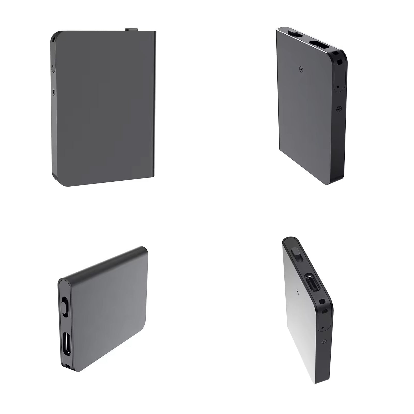 Q61 Tiny Bluetooth Voice Recorder Operate on App HD Noise Reduction Metal Body Housing