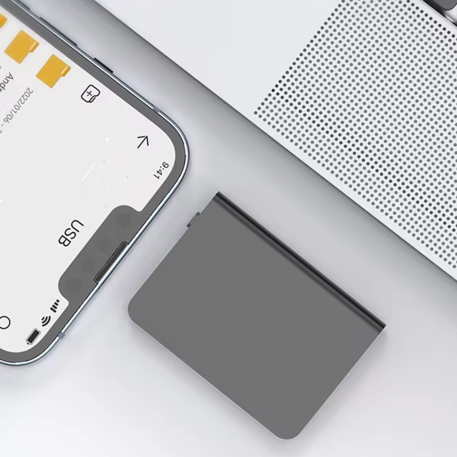 Q61 Tiny Bluetooth Voice Recorder Operate on App HD Noise Reduction Metal Body Housing