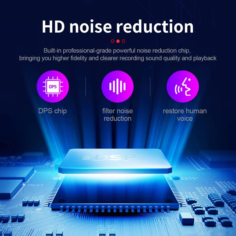 Q65V Magnetic Voice Recorder 200 Hour Battery Sound Activated ADPCM High Definition Noise Reduction