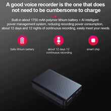 JNN Q85 32GB Magnetic Voice Recorder 12 Day Battery Sound Activated ADPCM High Definition Noise Reduction