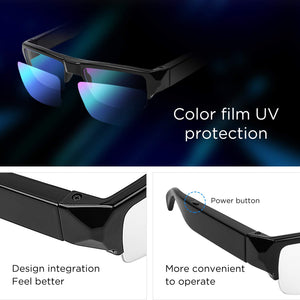 Spy Video Glasses 5MP Camera 1080p FHD Video Recorder with Sound & Take Photos