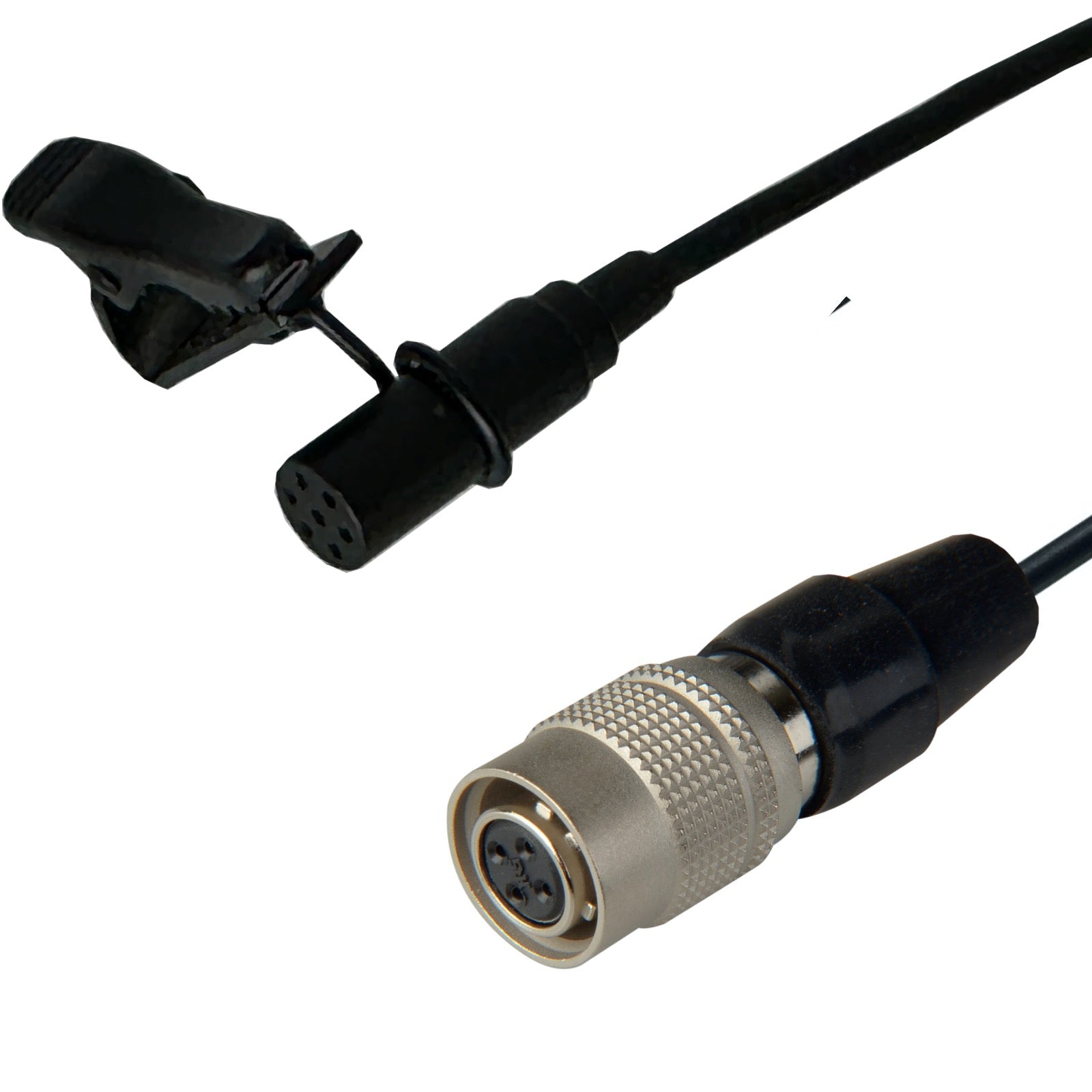 Lavaliere Microphone for Audio Technica ATW Wireless Body-pack Transmitter 4 Pin Hirose (CW)