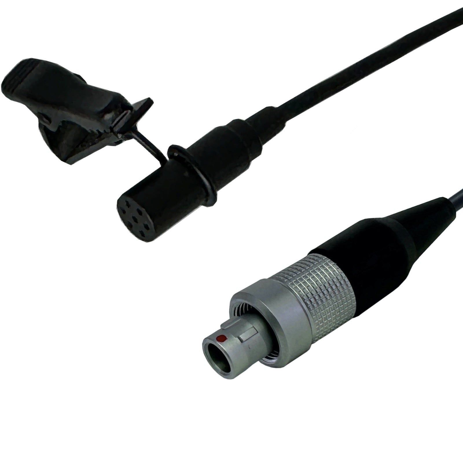 Lemo 3 Pin Microphone Lavaliere Lapel for Sennheiser Shure WisyCom Zaxcom Wireless Body Pack Radio Transmitter