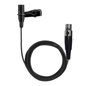 Shure Lavaliere Microphone 4 Pin Female Mini XLR (TA4F) for Wireless Body Pack Radio Transmitter