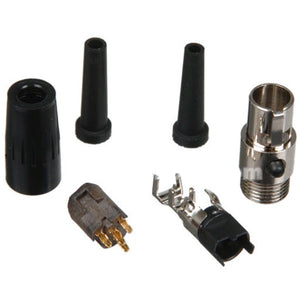 TA4F 4 Pin Mini XLR Connector Plug Inline Female Socket For Microphones & Audio