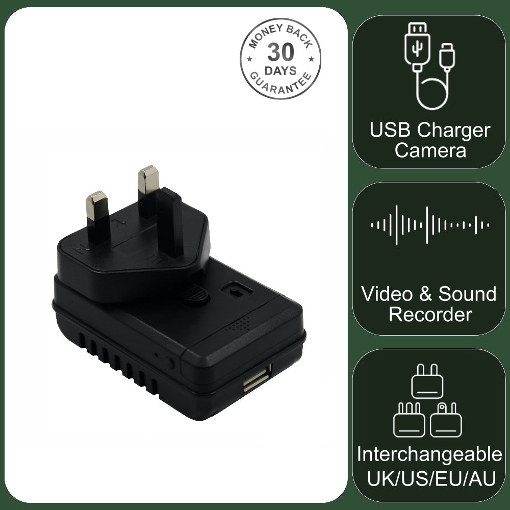 5V USB Charger Camera Full HD 1080p Video Recorder DVR with Sound