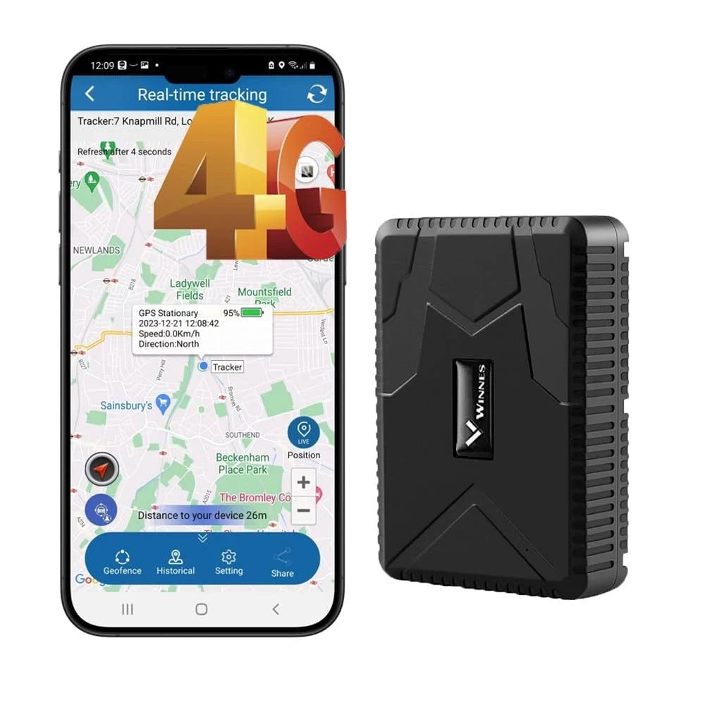TK915 GPS Car Tracker 4G LTE TKSTAR Magnetic Waterproof 120 Day Battery Life