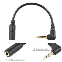 TRRS 4 Pole Female Jack To TRS 3 Pole Male 3.5mm Headset Microphone Adapter Converter