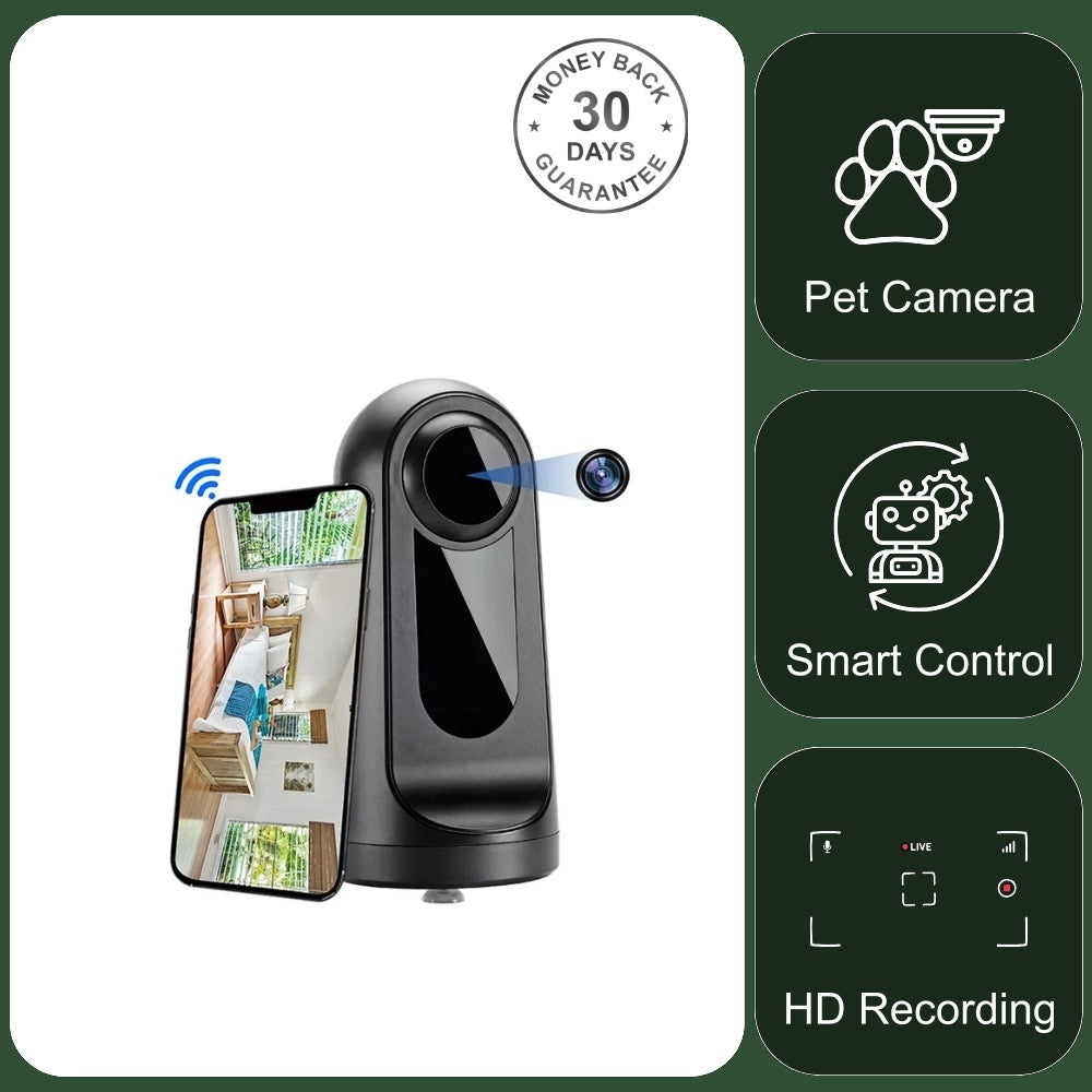 Pet Baby Wi-Fi Camera Tuya App Smart Home Security 2MP Full HD 1080p Video Recorder