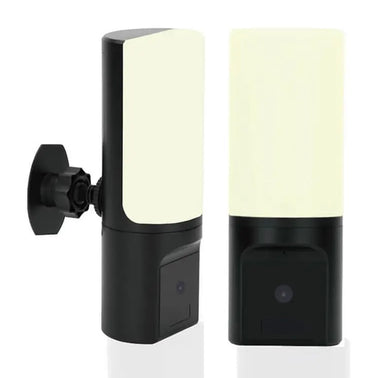 TUYA Wall Lamp Security Wi-Fi Camera PIR Recorder 300º Pan 5 Metre Night Vision