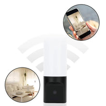 TUYA Wall Lamp Security Wi-Fi Camera PIR Recorder 300º Pan 5 Metre Night Vision