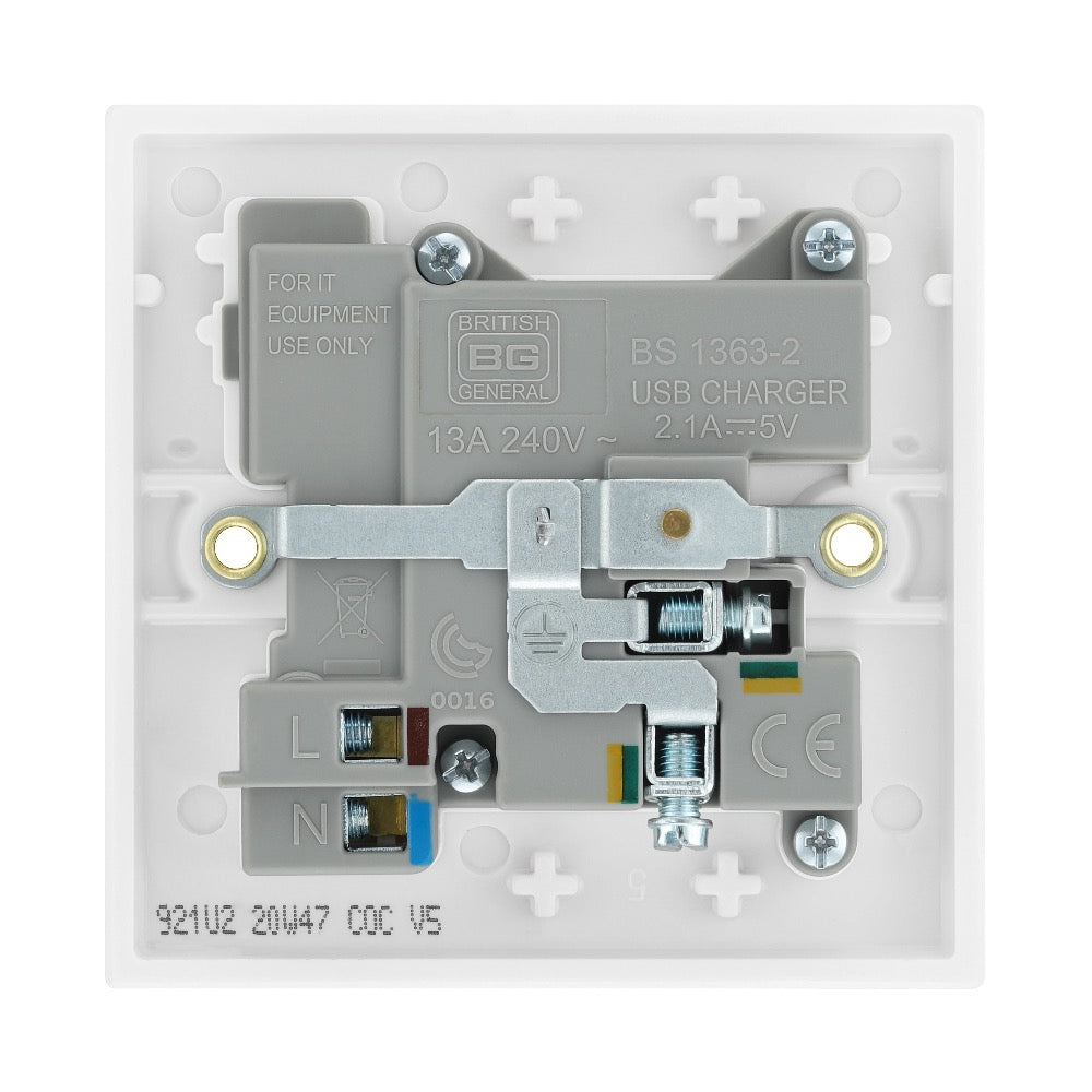 Wireless GSM Audio Monitor & Sound Recorder In Single Wall Socket Electric Outlet with Dual USB 5v Charger Port
