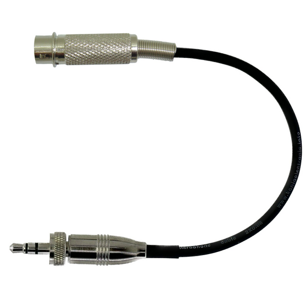 Adapter to Convert Audio Technica Microphone To Different Body Pack Transmitter Connector