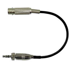Microphone Adapter Convert Lavalier / Ear-hook / Headworn Mic to Sennheiser 3.5mm Jack Body Pack Transmitter