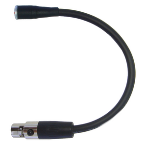 Microphone Adapter to Convert Lavaliere / Ear-hook / Head worn Mic to TA3F 3 Pin Mini XLR Body Pack Transmitter