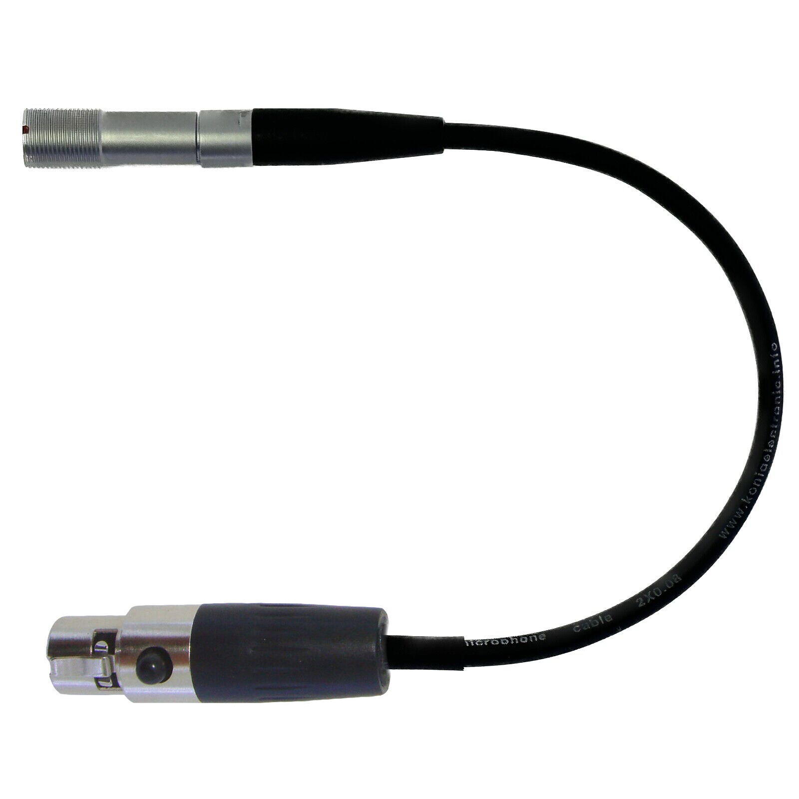 Adapter to Convert Lectrosonics Microphone with 5 Pin Mini XLR to use with Different Body Pack Transmitter Connector