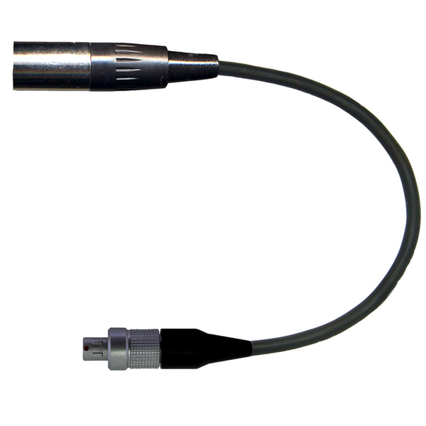 Microphone Adapter to Convert Lavaliere Ear-hook Head Worn Mic to Lemo 3 Pin Sennheiser Shure Wisycom Transmitters