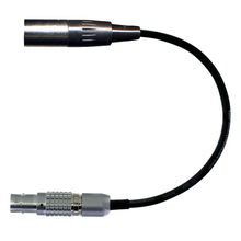 Lemo 4 Pin Microphone Adapter to Convert Lavalier / Ear-hook / Headworn Body-pack Transmitter Mic