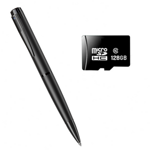 1080p Video Audio Camera Pen 12MP Photo Metal Shell One Touch Record