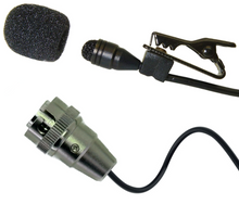 Professional Miniature Lavaliere Microphone Omni-Directional Lapel Mic for Radio Body Pack Transmitters