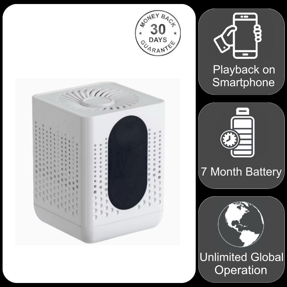 AR07 Wireless Wi-Fi Audio Recorder Sound Activated 7 Months Battery Unlimited Range Audio Download