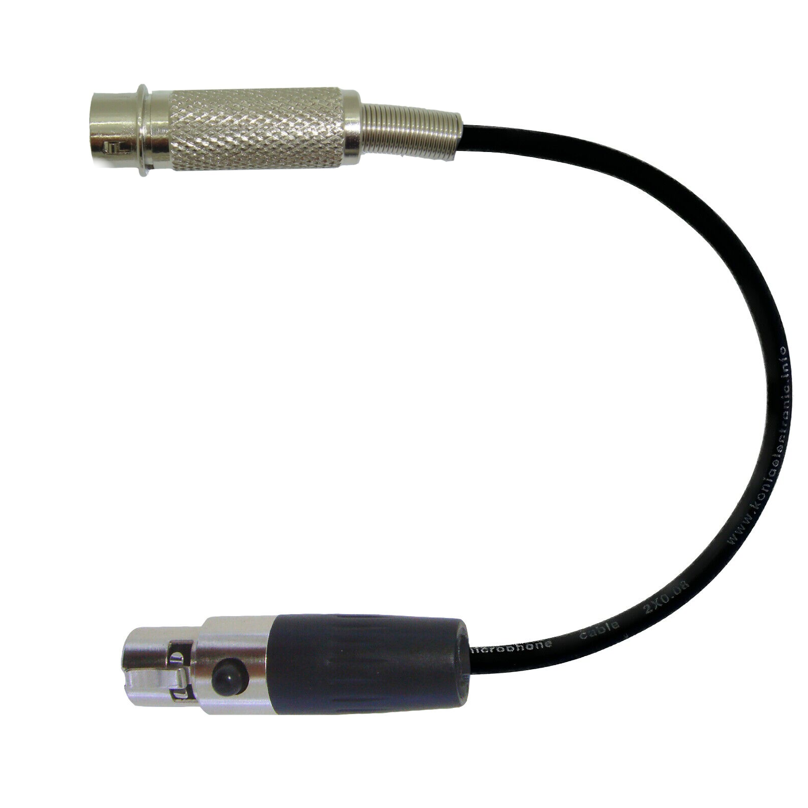 Adapter to Convert Audio Technica Microphone To Different Body Pack Transmitter Connector