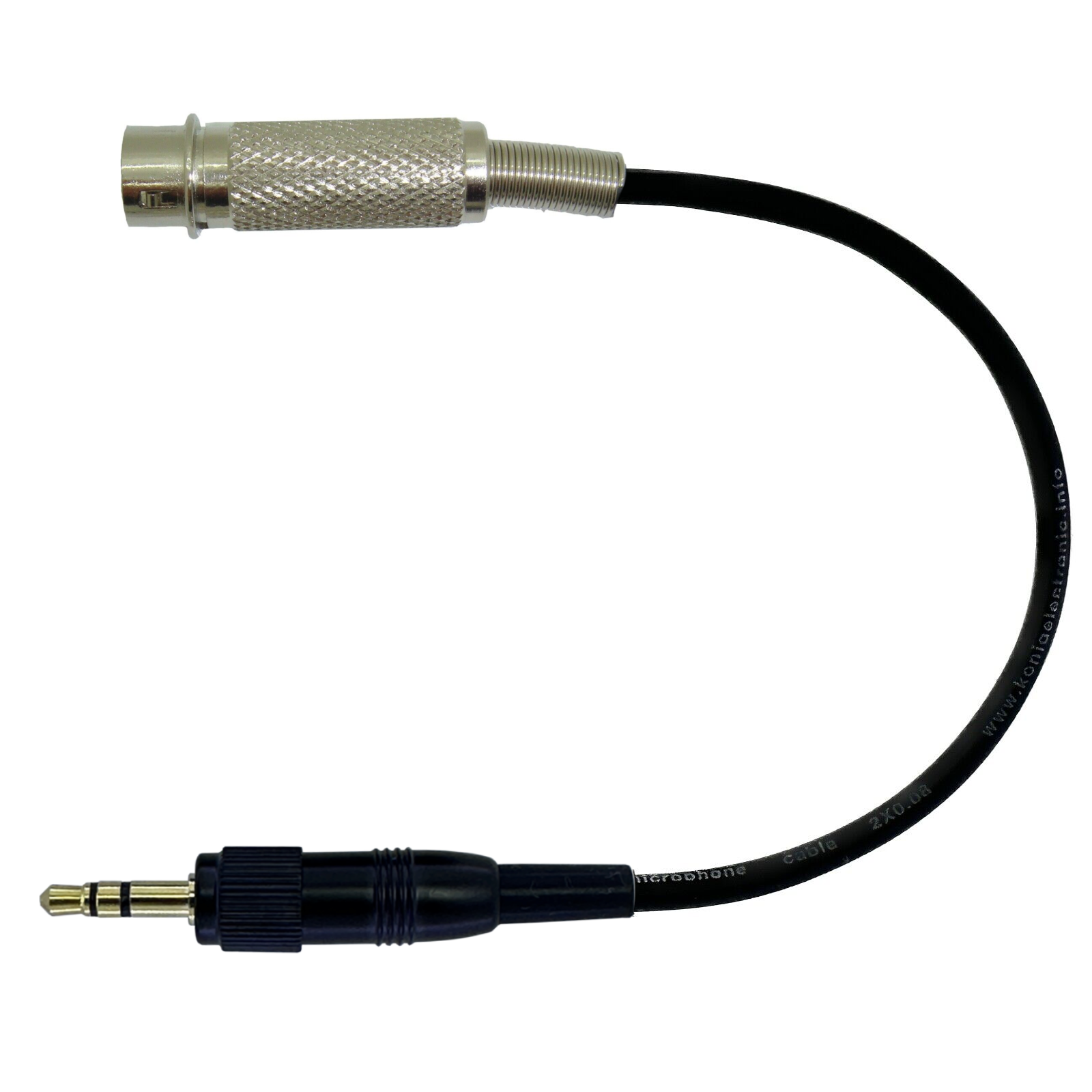Adapter to Convert Audio Technica Microphone To Different Body Pack Transmitter Connector