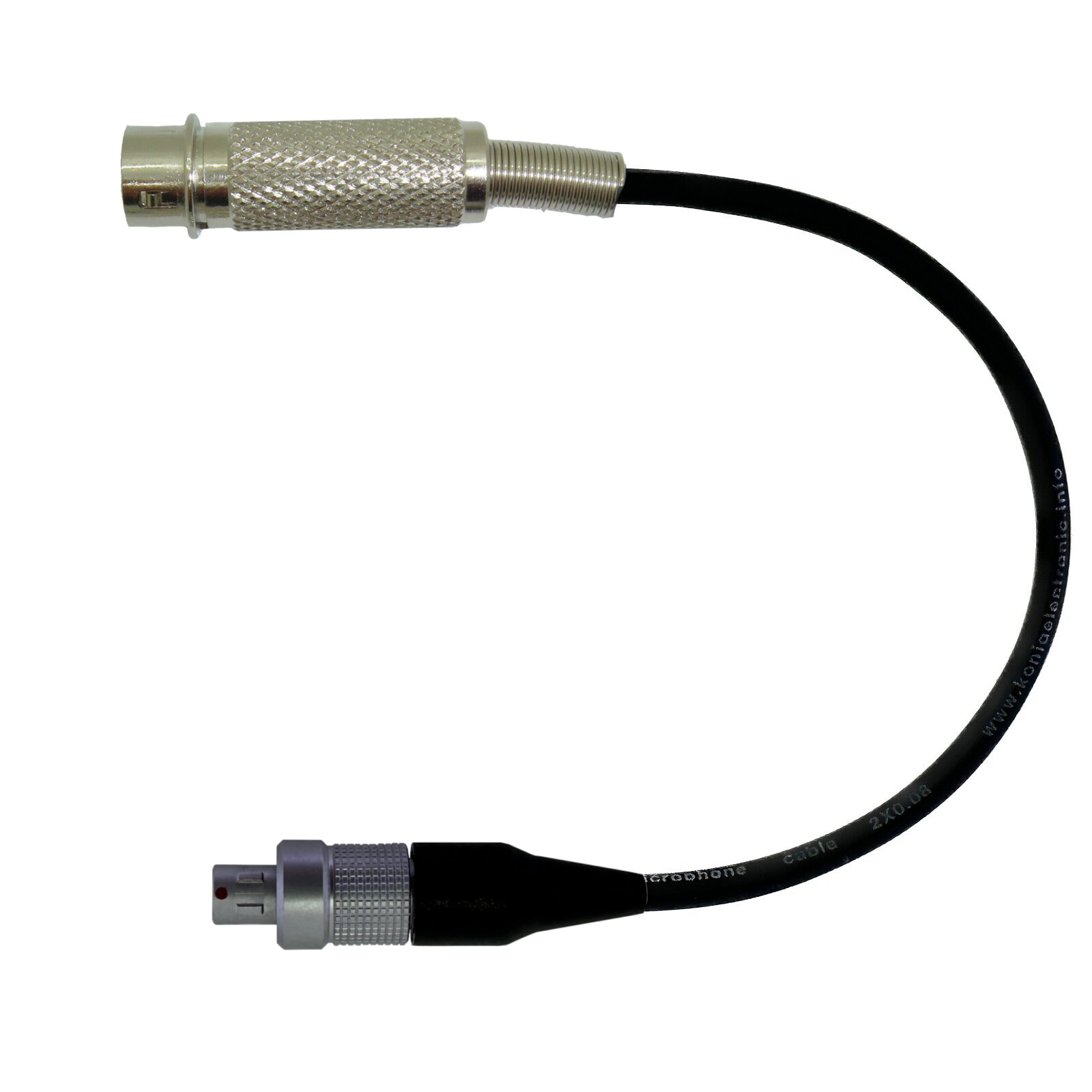 Adapter to Convert Audio Technica Microphone To Different Body Pack Transmitter Connector