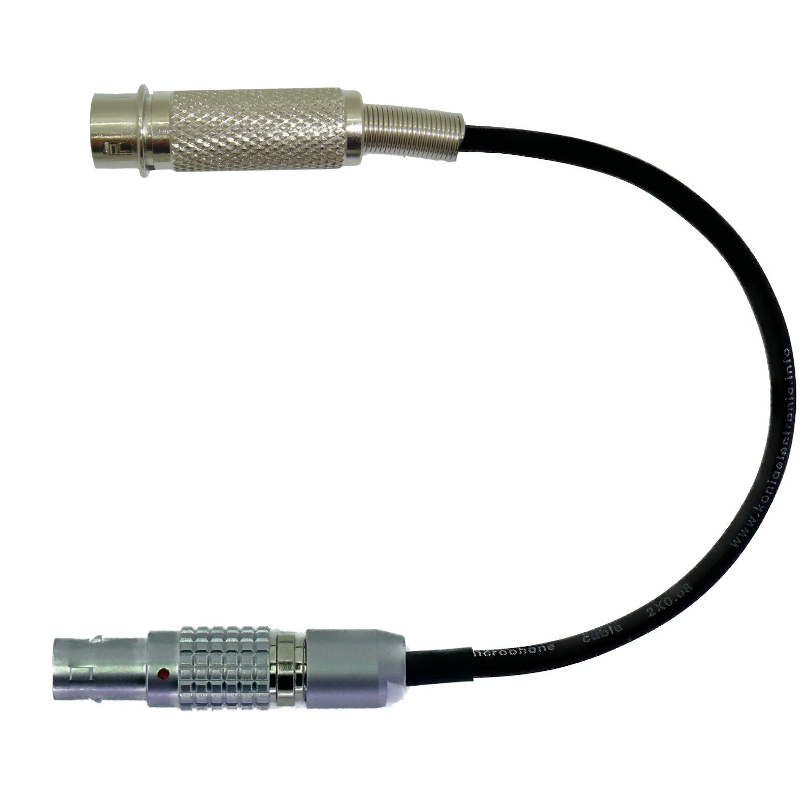 Adapter to Convert Audio Technica Microphone To Different Body Pack Transmitter Connector