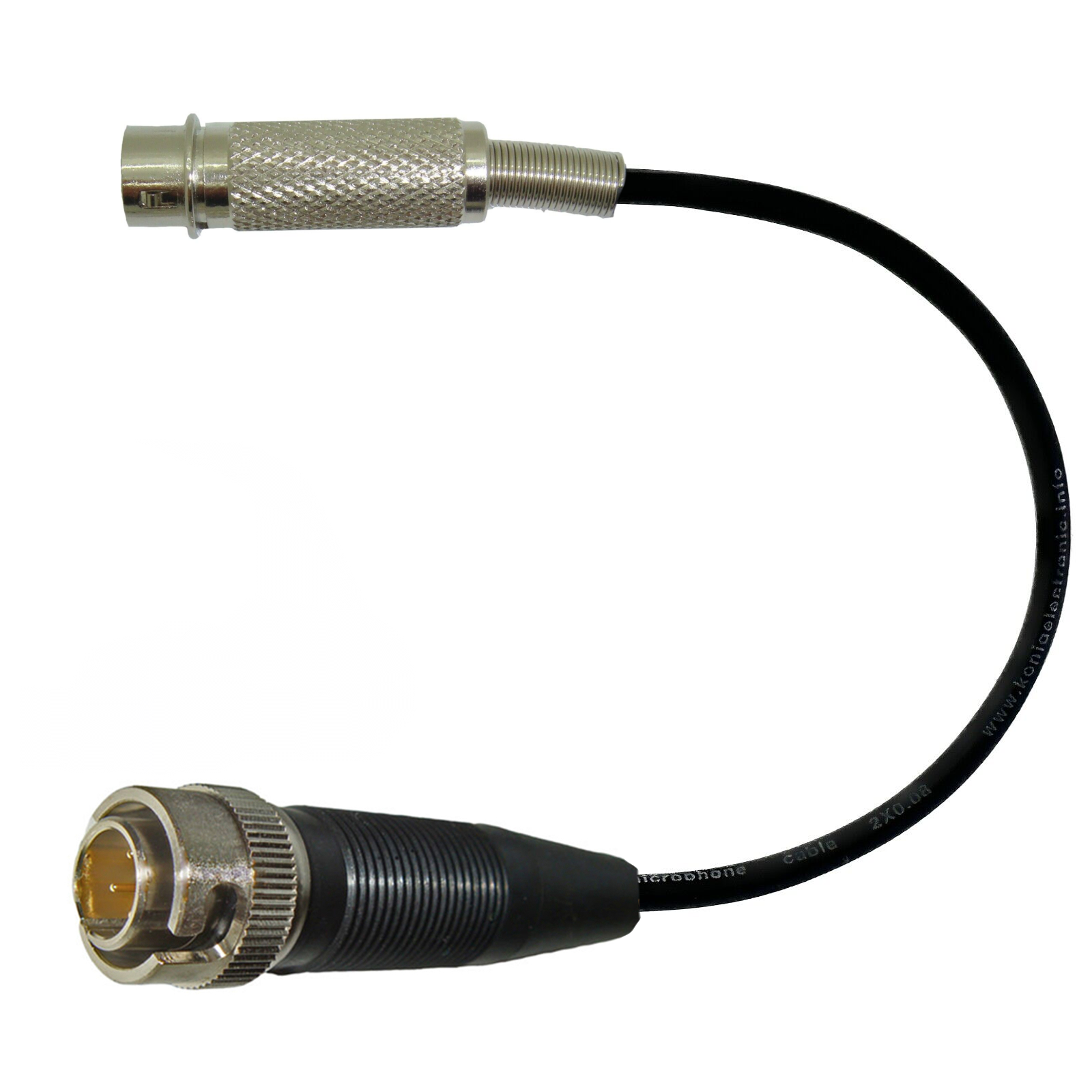 Adapter to Convert Audio Technica Microphone To Different Body Pack Transmitter Connector