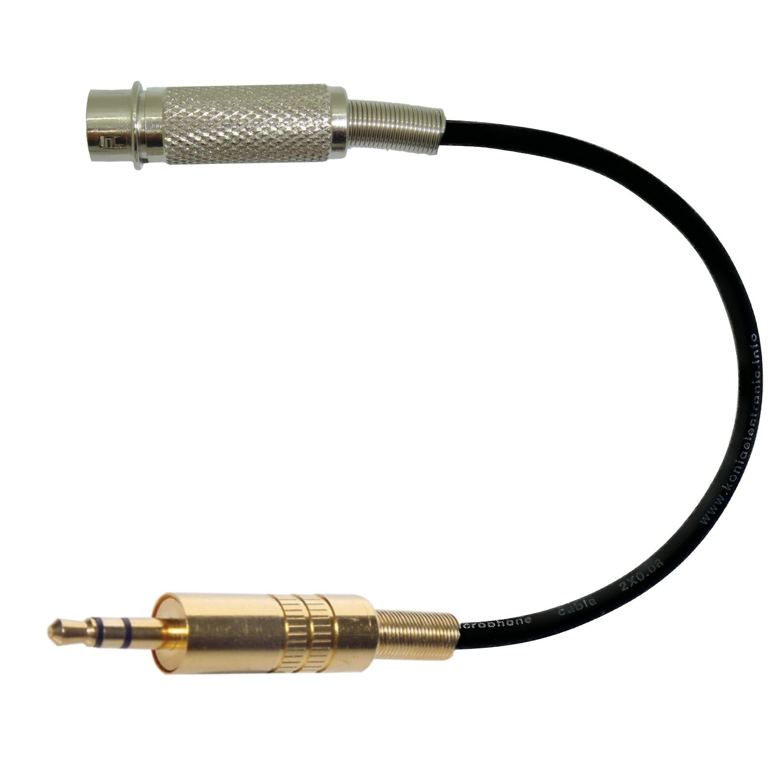 Adapter to Convert Audio Technica Microphone To Different Body Pack Transmitter Connector